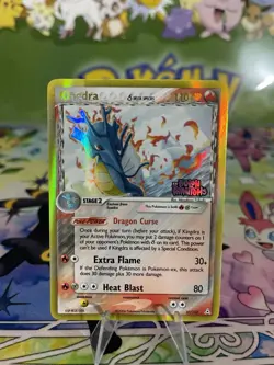 Kingdra 10/110 EX Holon Phantoms Reverse Holo Stamped Pokemon Card Near Mint - Image 2
