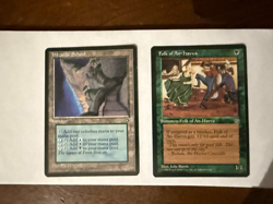 MAGIC * MTG Homelands Error Cards - Small Factory Crimp Top Edge -- NM - Image 1