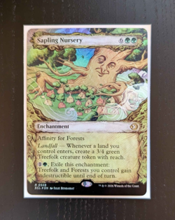 SAPLING NURSERY Showcase Foil Rare Lorwyn Eclipsed Near Mint MTG - Image 1