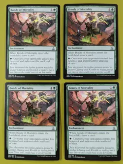 Bonds of Mortality x4 Oath of the Gatewatch 4x Magic the Gathering MTG - Image 1