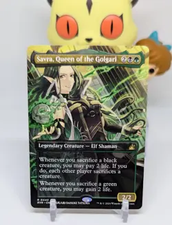 Savra, Queen of the Golgari (Anime) ⭐NM⭐ Ravnica Remastered Magic The Gathering - Image 1