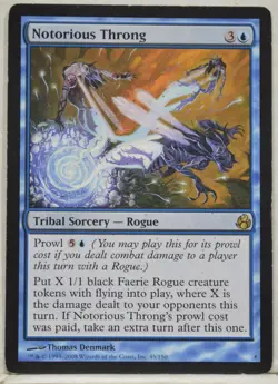 MTG Notorious Throng Morningtide 45/150 Regular Rare - Image 1