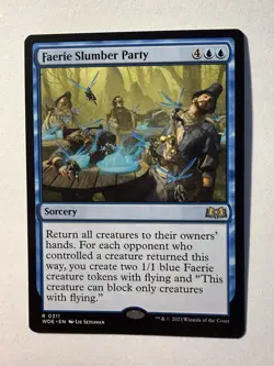 Faerie Slumber Party (REGULAR) x1 - MTG Wilds of Eldraine WOE #311 - Image 1