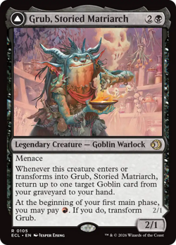 Grub, Storied Matriarch // Grub, Notorious Auntie - 105 - Lorwyn Eclipsed - Image 1
