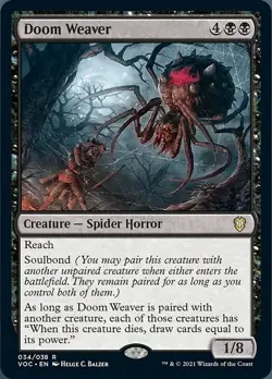 Doom Weaver x1 1x Commander Crimson Vow NM MTG - Image 1