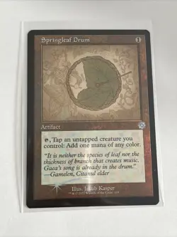 Springleaf Drum Schematic Foil The Brothers' War MTG NM PACK FRESH - Image 1