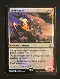 1x Foil Endbringer (003) Oath of the Gatewatch Prerelease Promo HP MTG Magic x1 - Image 1