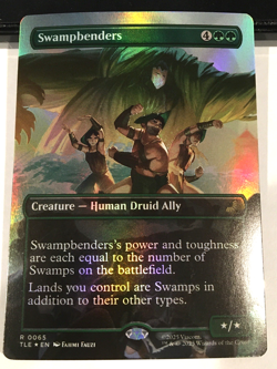 Swampbenders (Borderless) FOIL Avatar: The Last Airbender MTG Near Mint - Image 1