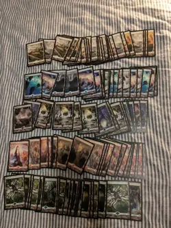 MTG Zendikar Full Art Land Lot: Plains, Island, Swamp, Mountain, Forest - Image 1