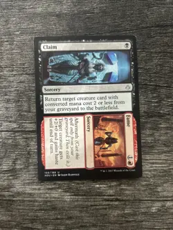 MTG 1x Claim Fame x1 LP Hour of Devastation - Image 1