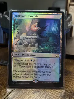 MTG Lorwyn Eclipsed Hallowed Fountain Foil 265 - Image 1