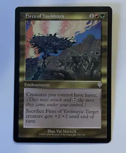 Magic The Gathering Fires of Yavimaya Invasion #246 Uncommon LP MTG - Image 1