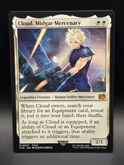 MTG - Cloud, Midgar Mercenary - Normal - FIN 10 - Mythic - WW - NM - Image 1