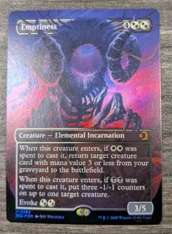 Emptiness (Borderless) Lorwyn Eclipsed Foil NM - Image 1