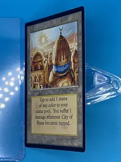 City of Brass Arabian Nights Damage Land Rare CARTE MTG (NO3) - Image 5