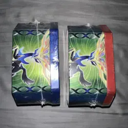 Pokemon 2014 XY Base Set Xerneas & Yveltal EX Legend of Kalos Tins Factory Seal - Image 4