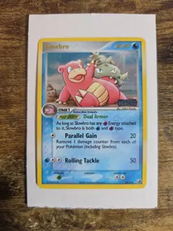 Pokemon Slowbro 13/115 EX Unseen Forces Reverse Holo TCG 2004 Vintage LP - Image 1