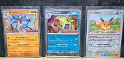 Pokemon Lot of 3 Stamped Promos M-NM Unplayed Pack Fresh - Image 1