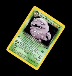2000 Pokemon TEAM ROCKET DARK WEEZING HOLO 14/82 RARE! LP + - Image 1