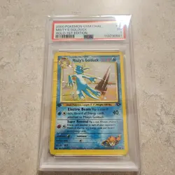 1st Edition 2000 Pokemon Misty's Golduck Holo 12/132 Gym Challenger PSA 1 POP 5 - Image 1