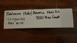 Pokemon Holo & Reverse Holo Bulk Lot -Trainers included. 800 Ct Storage Box.4lbs - Image 1