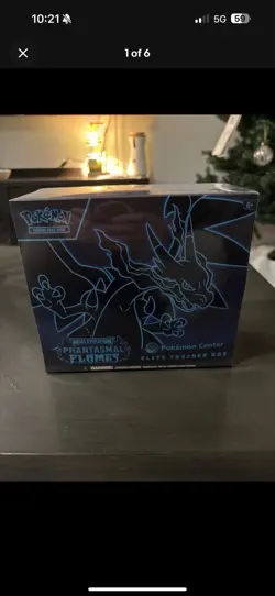 Phantasmal Flames TCG Pokemon Center Exclusive Elite Trainer Box ETB - Image 1