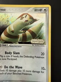 Pokemon TCG Legend Maker Furret Stamped Reverse Holo 33/92 Near Mint - Image 3