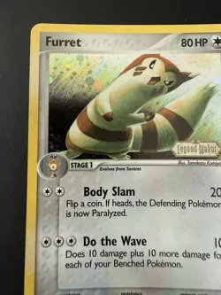 Pokemon TCG Legend Maker Furret Stamped Reverse Holo 33/92 Near Mint - Image 4