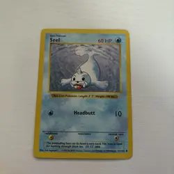 Seel 41/102 Base Set Unlimited WOTC Vintage Pokemon - Image 1