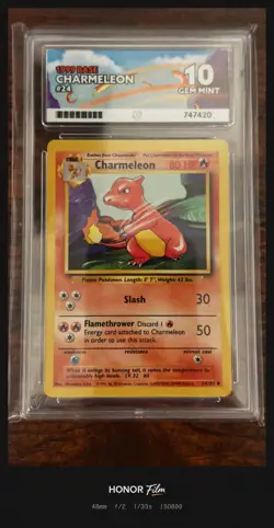 ACE Gem Mint 10 Charmeleon Base Set Pokemon vintage WOTC 24/102 1999 rare lowpop - Image 1