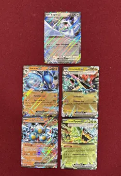 Pokemon Prismatic Ex Lot Of 5 - Lugia, Ogerpon, Lucario, Dragapult, Sandy Shocks - Image 1