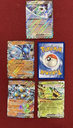 Pokemon Prismatic Ex Lot Of 5 - Lugia, Ogerpon, Lucario, Dragapult, Sandy Shocks - Image 4