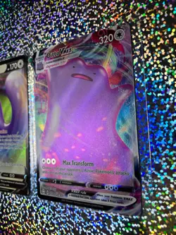 Pokemon Shining Fates: Full Art 051/072 Ditto VMAX; Ultra Rare 050/072 Ditto V - Image 3