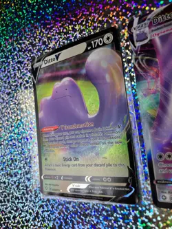 Pokemon Shining Fates: Full Art 051/072 Ditto VMAX; Ultra Rare 050/072 Ditto V - Image 5