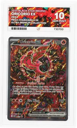 Pokemon Oricorio EX 24 Black Star Promo ACE 10 - Perfect Sub Grades (B) - Image 1