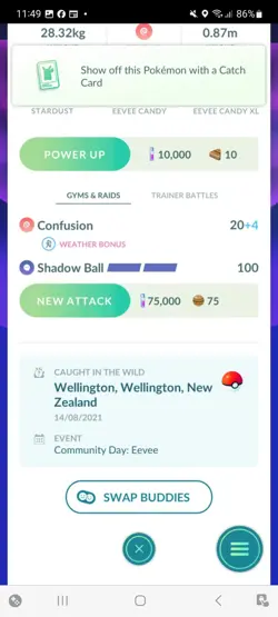 Pokemon Go Shiny Espeon (High Cp) - Image 2