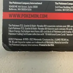 Pokemon Nintendo Scarlet & Violet Paradox Rift 3 Pack Blister NEW 2023 - Image 3