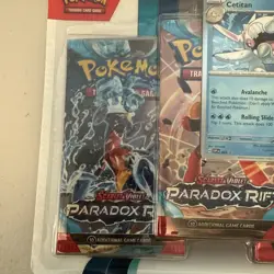 Pokemon Nintendo Scarlet & Violet Paradox Rift 3 Pack Blister NEW 2023 - Image 4