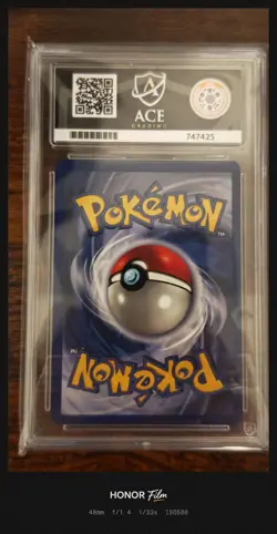 Ace Mint 9 Pokemon Base Set 1999 Ponyta 60/102 Ace Graded Wotc vintage rare - Image 2