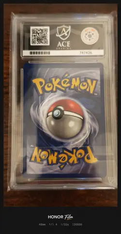 Ace Mint 9 Pokemon Base Set 1999 Ponyta 60/102 Ace Graded Wotc vintage rare - Image 2