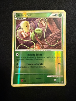 Pokemon Bellsprout 57/102 Triumphant Reverse Holo LP - Image 1