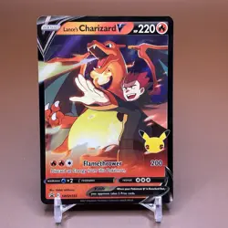 Pokemon TCG Lance's Charizard v SWSH133 Celebrations Black Star Promo Holo NM/M - Image 1