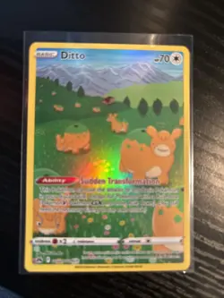 Pokemon Ditto Crown Zenith Galarian Gallery Full Art Holo Rare GG22/GG70 - Image 1