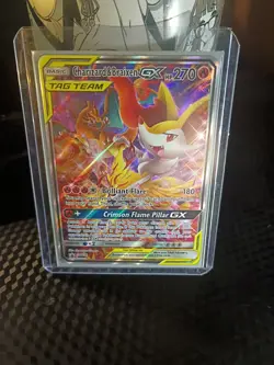 Charizard & Braixen GX SM230 Promo Pokemon Sun & Moon Tag Team - Image 1