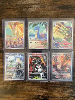 Pokemon Destined Rivals - Illustration Rare Bundle x6 Lapras, Roserade, houndoom - Image 1