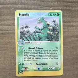 Pokemon Sceptile 11/109 EX Ruby & Sapphire Reverse Holo Rare 120HP Lizard Poison - Image 1