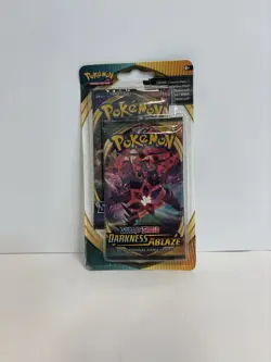 POKEMON DARKNESS ABLAZE BONUS BOOSTER BLISTER PACK - 2 PACKS - FACTORY SEALED - Image 1