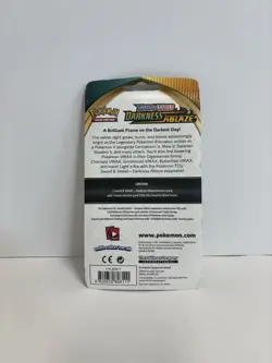 POKEMON DARKNESS ABLAZE BONUS BOOSTER BLISTER PACK - 2 PACKS - FACTORY SEALED - Image 2