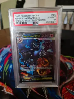 Pokemon 2025 Mega Charizard X ex 125/094 SIR Phantasmal Flames GEM MINT PSA 10 - Image 3