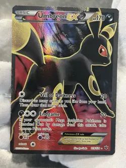 Pokemon TCG Umbreon EX 119/124 Fates Collide Holo Full Art Ultra Rare MP - Image 3